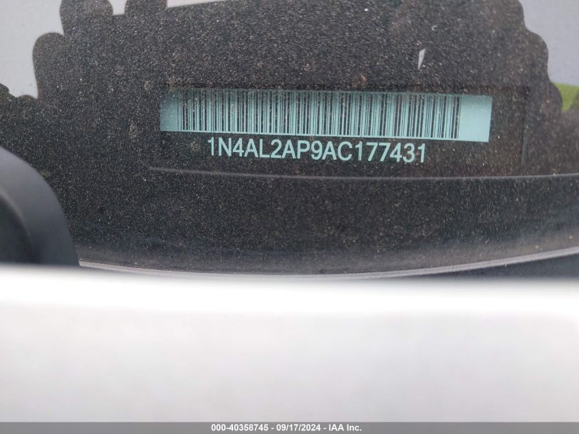 1N4AL2AP9AC177431 2010 Nissan Altima 2.5 S