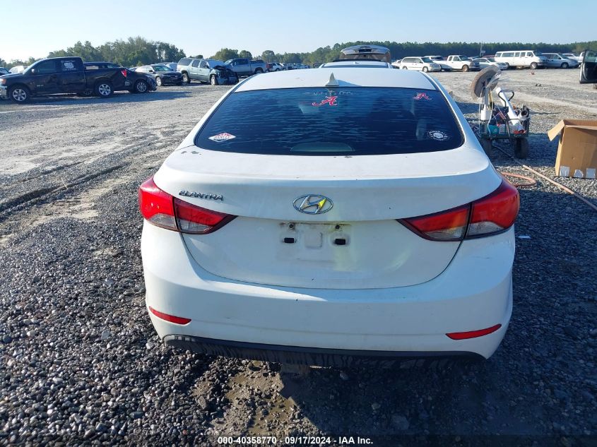 2014 Hyundai Elantra Se VIN: 5NPDH4AE3EH507383 Lot: 40358770