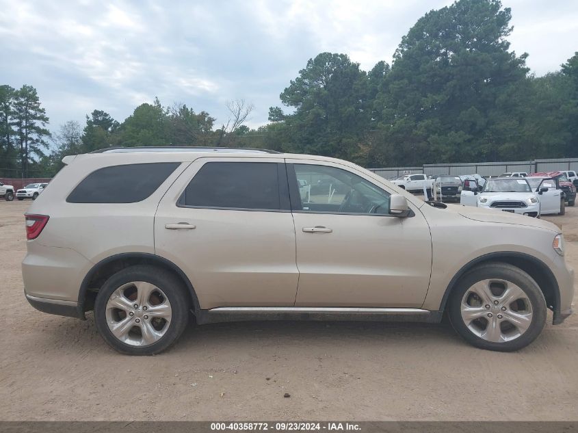 2014 Dodge Durango Limited VIN: 1C4SDHDT7EC428167 Lot: 40358772