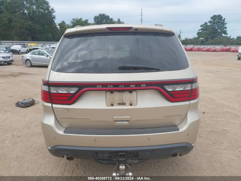 2014 Dodge Durango Limited VIN: 1C4SDHDT7EC428167 Lot: 40358772