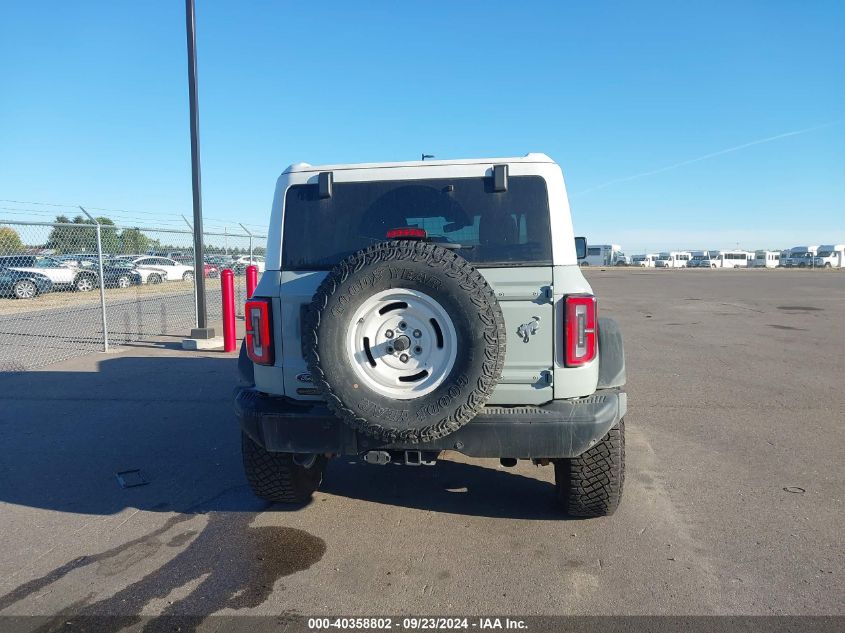 2023 Ford Bronco Heritage Edition VIN: 1FMEE4DP3PLA41281 Lot: 40358802