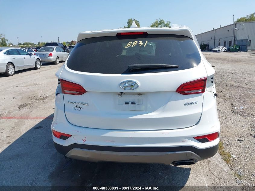 2017 Hyundai Santa Fe Sport 2.4L VIN: 5XYZT3LB0HG394330 Lot: 40358831