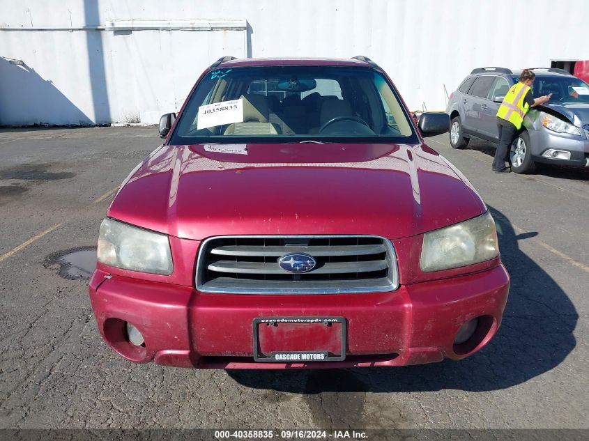 2005 Subaru Forester 2.5Xs VIN: JF1SG65685H704840 Lot: 40358835