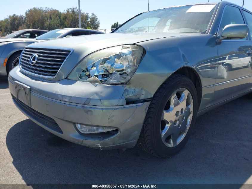 2001 Lexus Ls 430 VIN: JTHBN30F510012435 Lot: 40358857