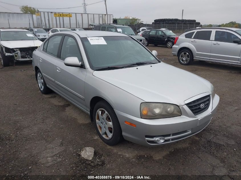 2005 Hyundai Elantra Gls/Gt VIN: KMHDN46D05U040806 Lot: 40358875