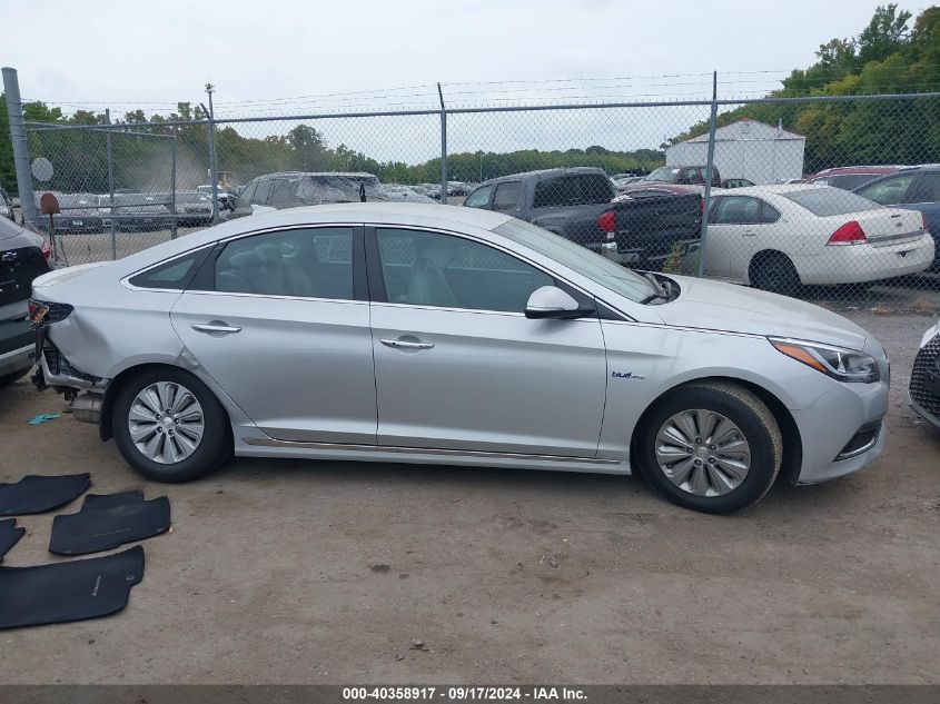 2016 Hyundai Sonata Hybrid Se VIN: KMHE24L15GA030199 Lot: 40358917