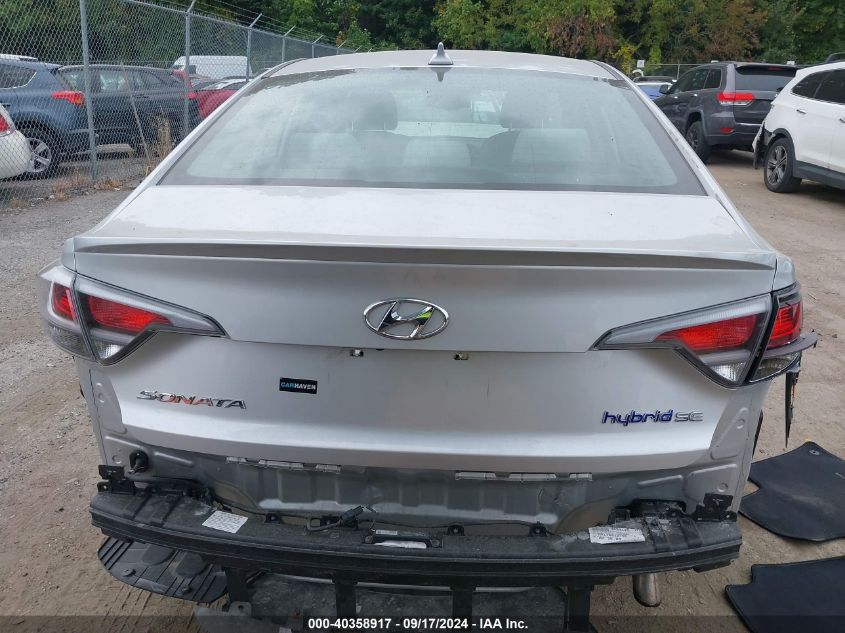 2016 Hyundai Sonata Hybrid Se VIN: KMHE24L15GA030199 Lot: 40358917