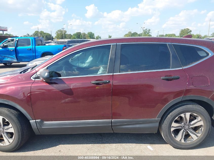 2019 Honda Cr-V Lx VIN: 2HKRW5H38KH409225 Lot: 40358994