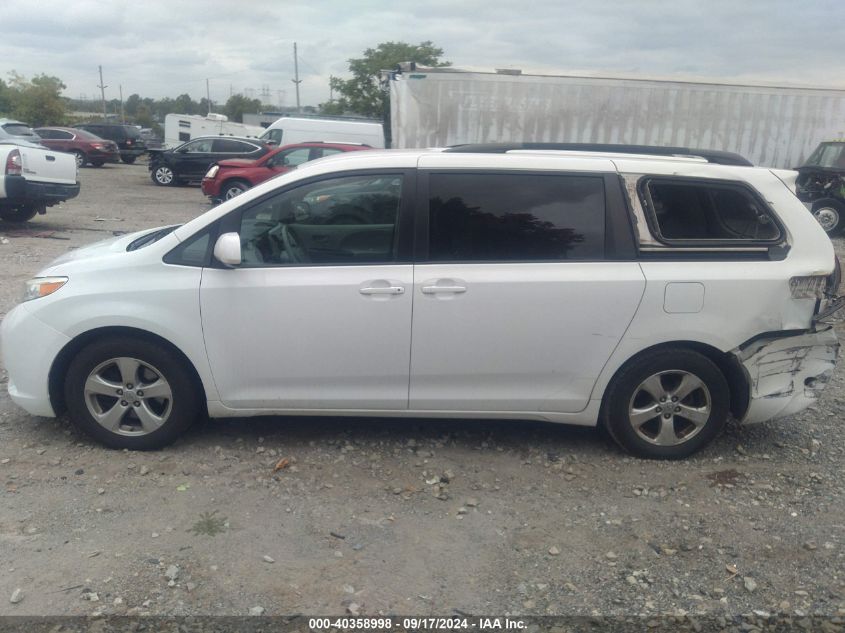 2014 Toyota Sienna Le V6 8 Passenger VIN: 5TDKK3DC4ES419854 Lot: 40358998