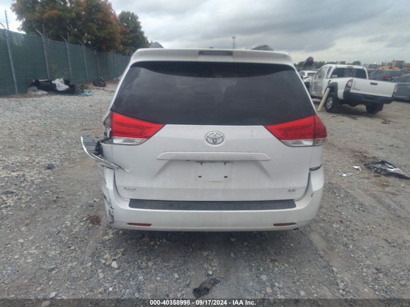 5TDKK3DC4ES419854 2014 Toyota Sienna Le V6 8 Passenger