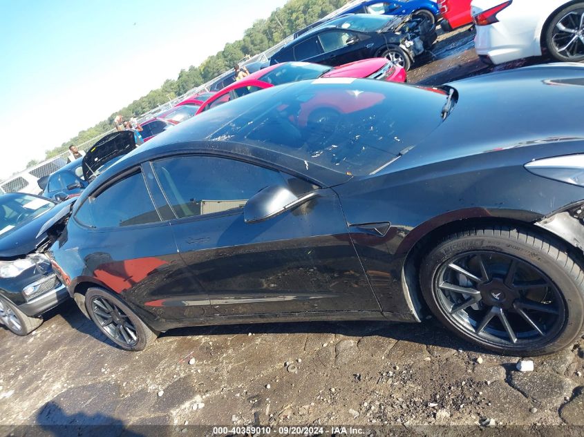 2021 Tesla Model 3 Standard Range Plus Rear-Wheel Drive VIN: 5YJ3E1EA3MF092105 Lot: 40359010