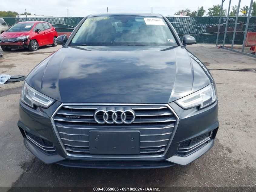 2017 Audi A4 2.0T Premium VIN: WAUENAF42HN025047 Lot: 40359085