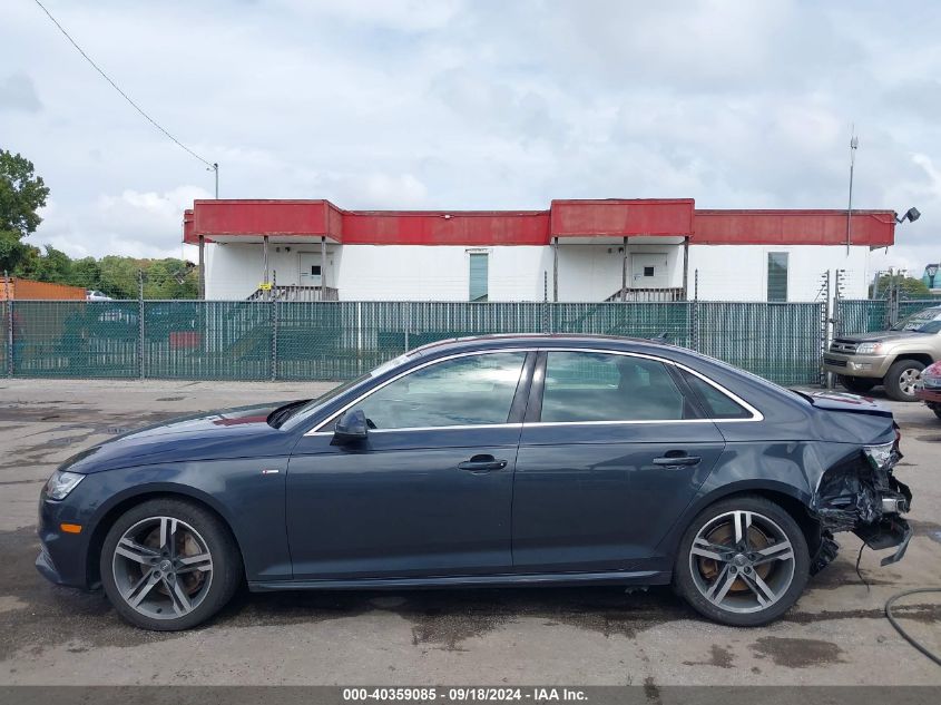 2017 Audi A4 2.0T Premium VIN: WAUENAF42HN025047 Lot: 40359085