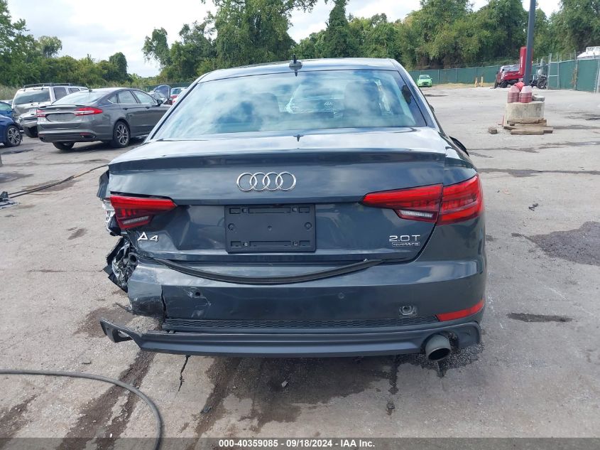 2017 Audi A4 2.0T Premium VIN: WAUENAF42HN025047 Lot: 40359085