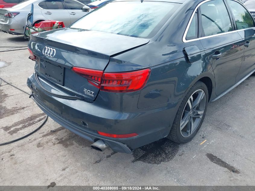 2017 Audi A4 2.0T Premium VIN: WAUENAF42HN025047 Lot: 40359085