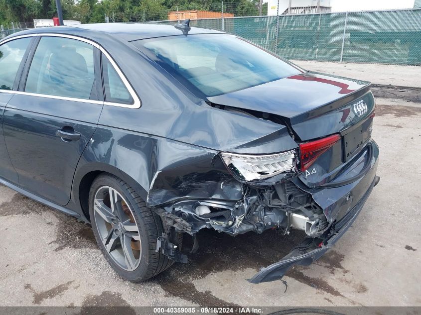 2017 Audi A4 2.0T Premium VIN: WAUENAF42HN025047 Lot: 40359085