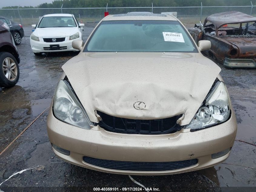 2004 Lexus Es 330 VIN: JTHBA30G145031897 Lot: 40359101