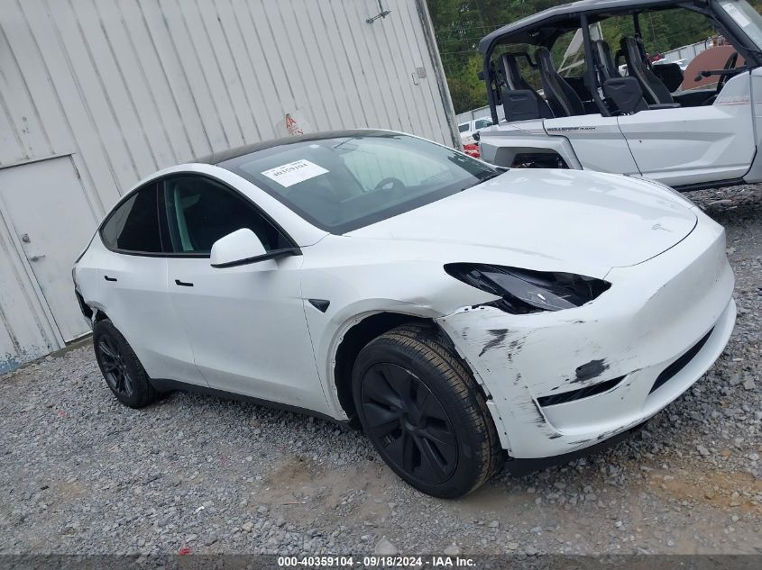 2024 Tesla Model Y Long Range Dual Motor All-Wheel Drive/Rwd VIN: 7SAYGDED8RA301132 Lot: 40359104