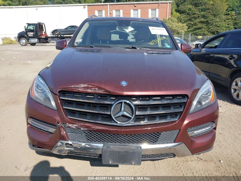 2013 Mercedes-Benz Ml 350 Bluetec 4Matic VIN: 4JGDA2EB7DA240985 Lot: 40359114