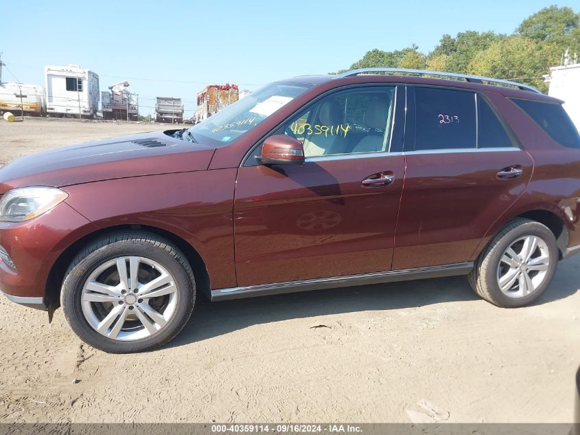 4JGDA2EB7DA240985 2013 Mercedes-Benz Ml 350 Bluetec 4Matic