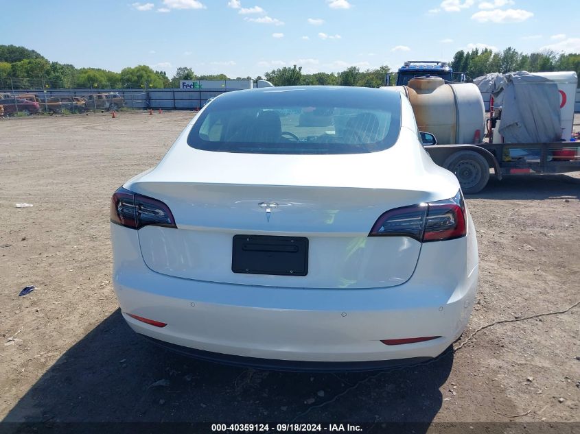 2020 Tesla Model 3 Standard Range Plus Rear-Wheel Drive/Standard Range Rear-Wheel Drive VIN: 5YJ3E1EA8LF707195 Lot: 40359124