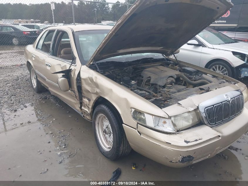 2000 Mercury Grand Marquis Gs VIN: 2MEFM74W6YX661923 Lot: 40359172