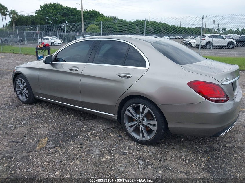 2019 MERCEDES-BENZ C 300 VIN: WDDWF8DB1KR481772
