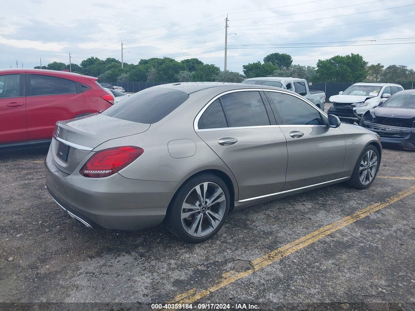 2019 MERCEDES-BENZ C 300 VIN: WDDWF8DB1KR481772