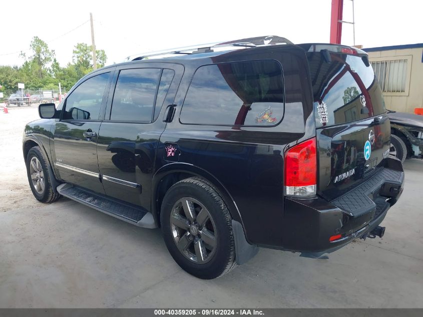 2013 Nissan Armada Platinum VIN: 5N1BA0ND6DN605050 Lot: 40359205