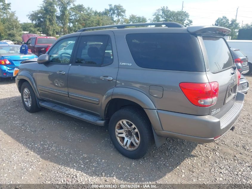 2005 Toyota Sequoia Limited V8 VIN: 5TDBT48A85S234542 Lot: 40359243