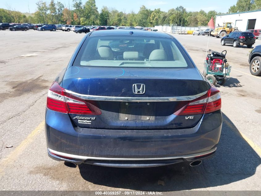 1HGCR3F01GA001711 2016 Honda Accord Ex-L V-6