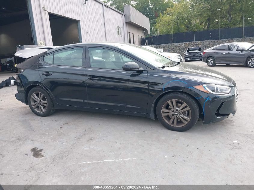 2018 Hyundai Elantra Sel VIN: 5NPD84LF6JH394982 Lot: 40359261