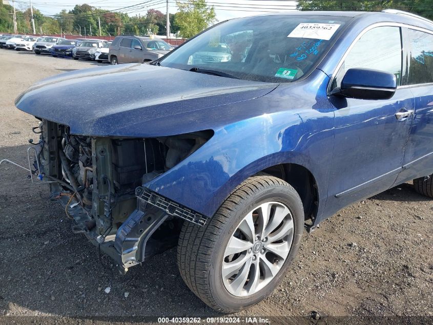 2015 Acura Mdx Technology Package VIN: 5FRYD4H49FB004501 Lot: 40359262