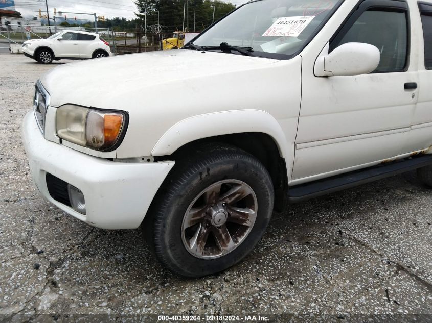 2002 Nissan Pathfinder Le VIN: JN8DR09Y92W718215 Lot: 40359264