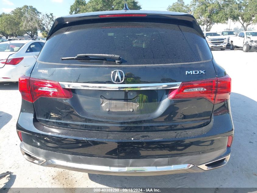 2017 Acura Mdx Technology VIN: 5FRYD3H55HB011709 Lot: 40359298