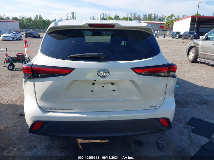 2021 Toyota Highlander Xle VIN: 5TDGZRAH7MS037840 Lot: 40359313