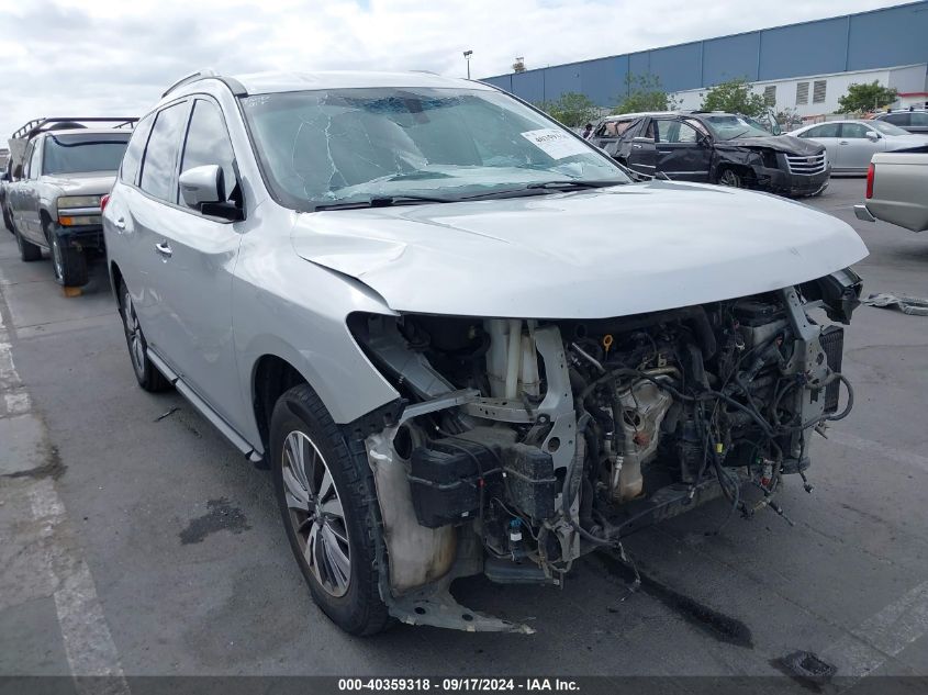 2019 Nissan Pathfinder Sv VIN: 5N1DR2MM4KC589258 Lot: 40359318