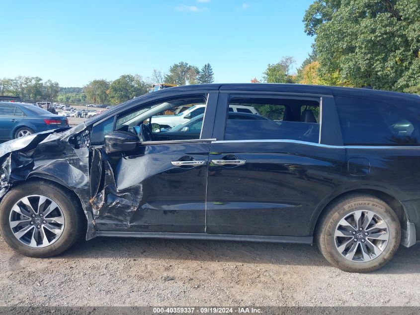 2021 Honda Odyssey Ex-L VIN: 5FNRL6H78MB023794 Lot: 40359337