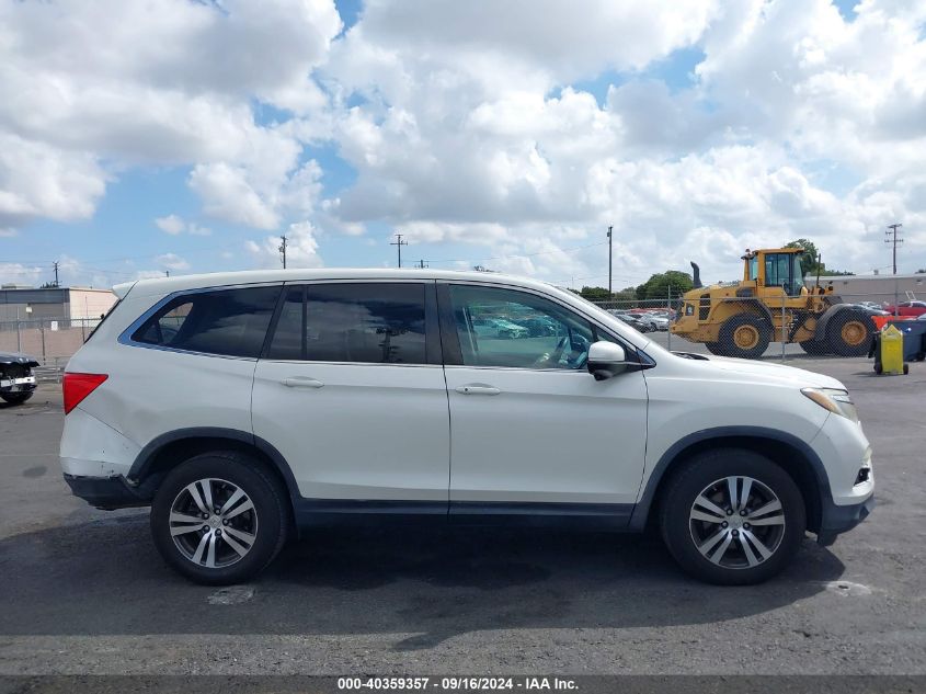 2016 Honda Pilot Ex VIN: 5FNYF5H30GB014831 Lot: 40359357