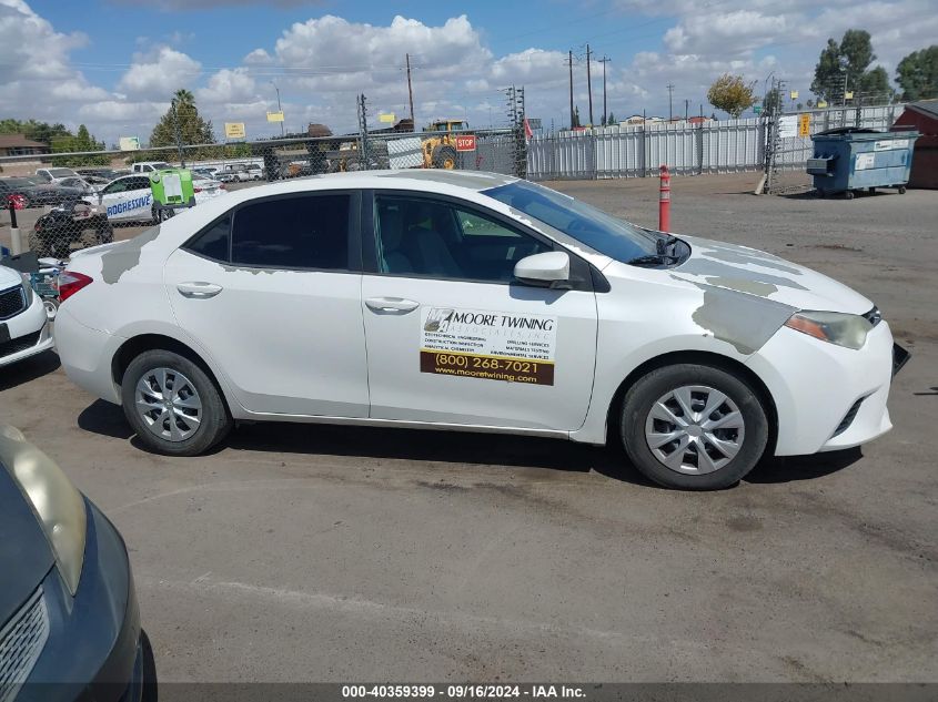 2015 Toyota Corolla Le Eco VIN: 5YFBPRHE2FP253540 Lot: 40359399