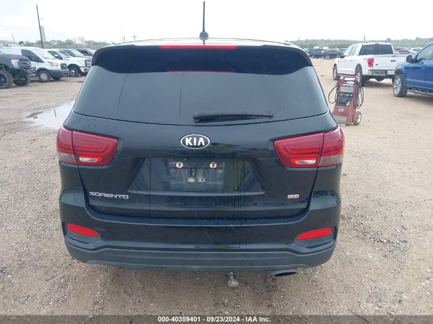 2019 Kia Sorento L/Lx VIN: 5XYPG4A3XKG578761 Lot: 40359401