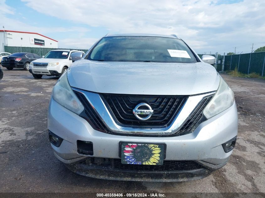 2015 Nissan Murano Platinum VIN: 5N1AZ2MG5FN215362 Lot: 40359406