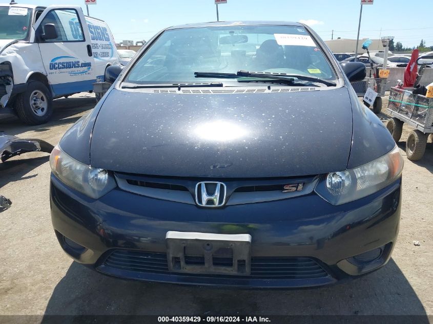 2008 Honda Civic Si VIN: 2HGFG215X8H707286 Lot: 40359429