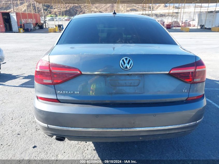 2017 Volkswagen Passat Se VIN: 1VWGT7A38HC026831 Lot: 40359435