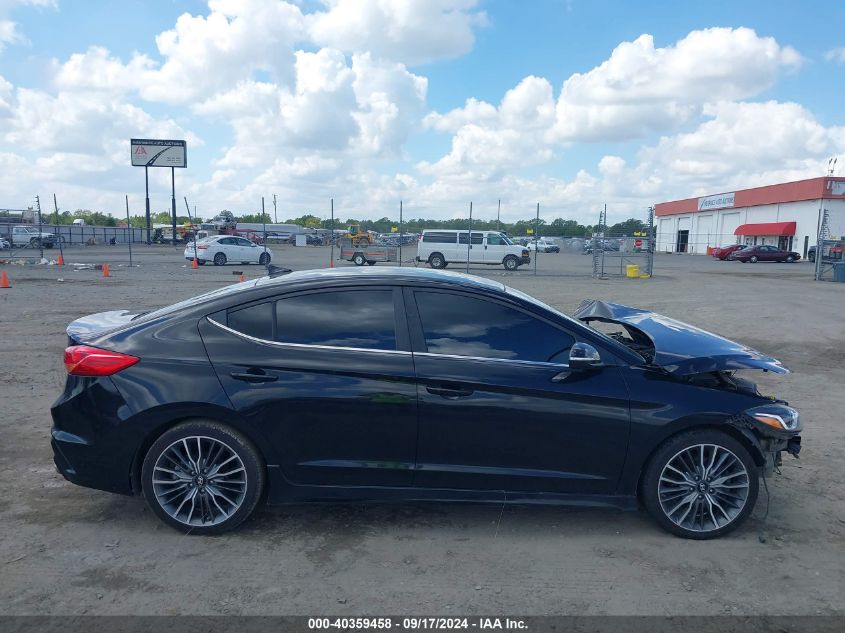 2017 Hyundai Elantra Sport VIN: KMHD04LB7HU345872 Lot: 40359458