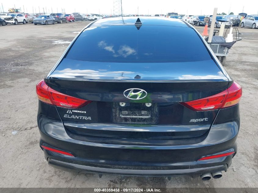 2017 Hyundai Elantra Sport VIN: KMHD04LB7HU345872 Lot: 40359458