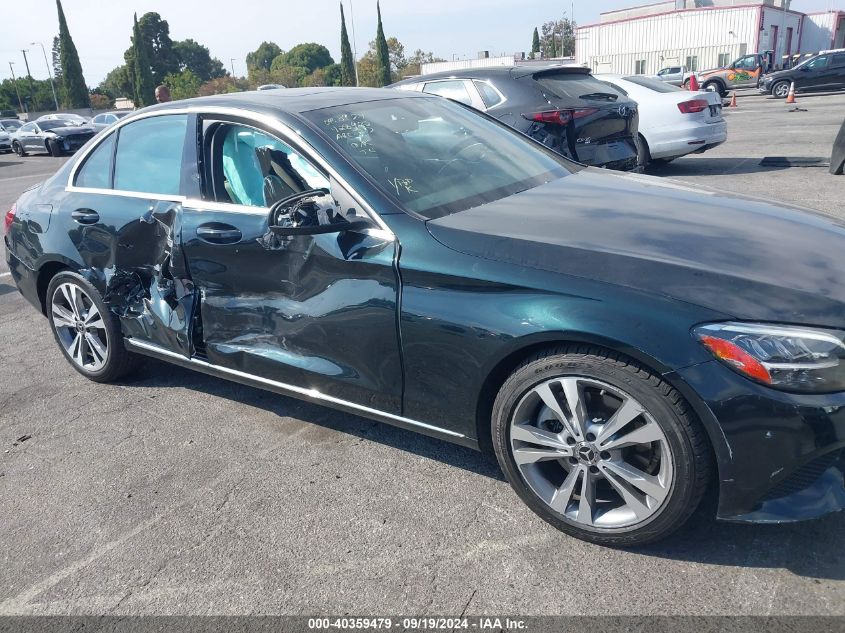 2019 Mercedes-Benz C 300 VIN: WDDWF8DB1KR515614 Lot: 40359479