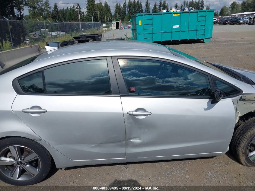 2018 Kia Forte Lx VIN: 3KPFL4A79JE245635 Lot: 40359495