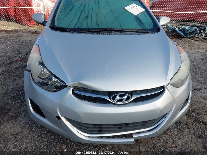 2013 Hyundai Elantra Gls VIN: 5NPDH4AE6DH369482 Lot: 40359512