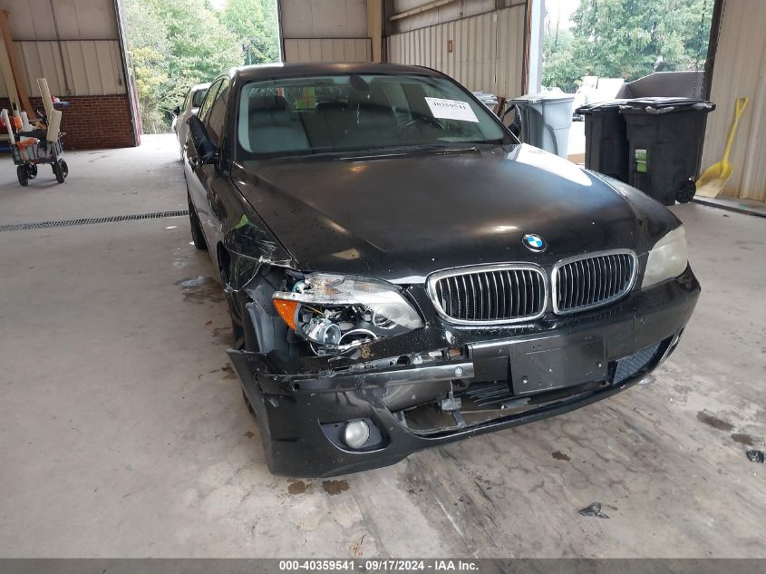 2008 BMW 750Li VIN: WBAHN835X8DT77768 Lot: 40359541